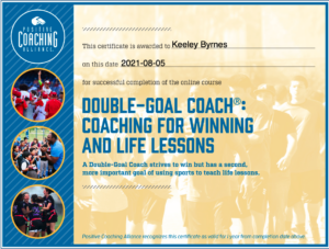 Double-Goal Coach - Coaching for Winning and Life Lessons