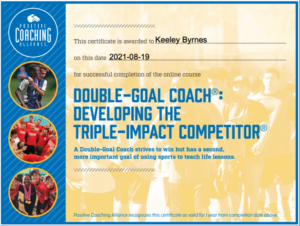Double-Goal Coach - Developing the Triple Impact Competitor